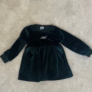 Toddler Girl Kith velour dress